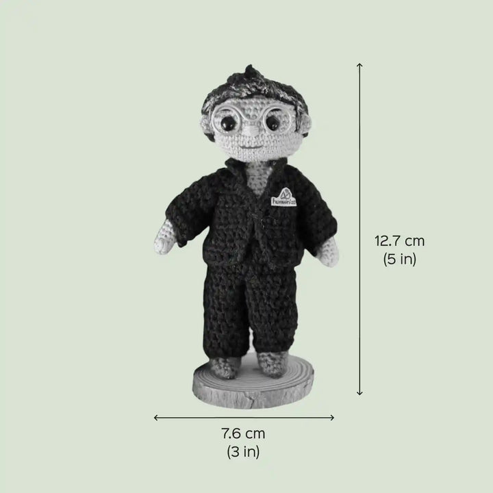 Photo Personalized Handmade Crochet Cotton Replica Doll