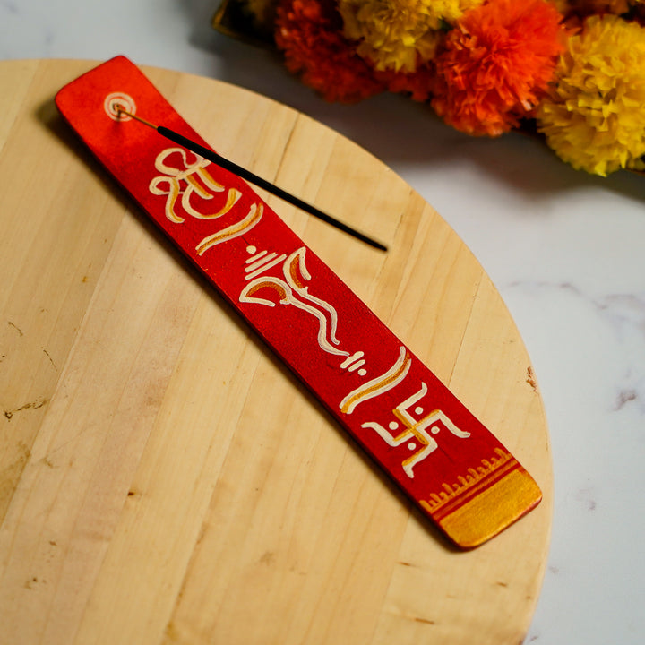 Handmade Ganapati Incense Stick Holder Packed in Gift Box