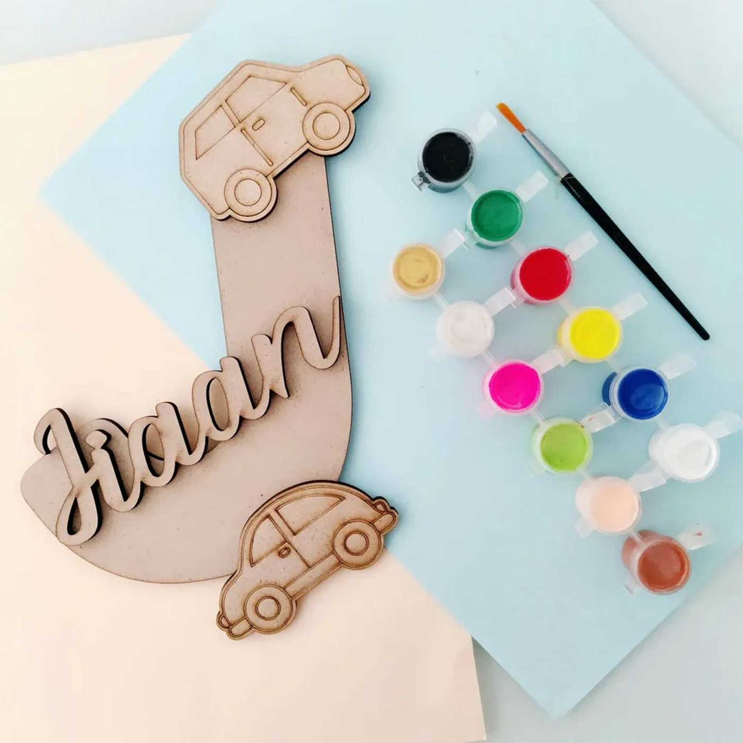 Personalized Handmade Monogram DIY Kit | Set of 5