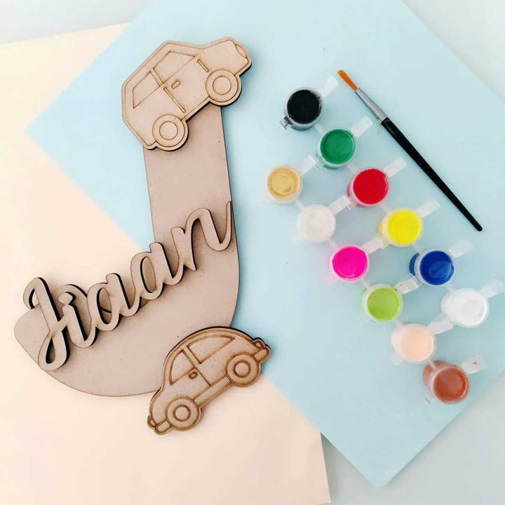 Personalized Handmade Monogram DIY Kit | Set of 5