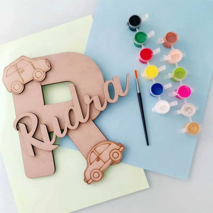 Personalized Handmade Monogram DIY Kit | Set of 5