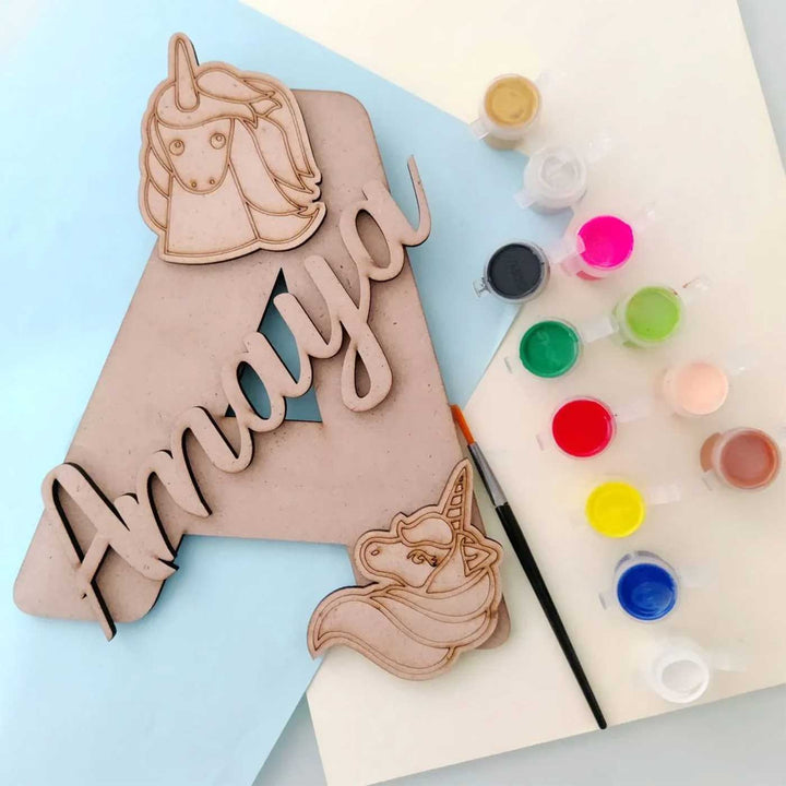 Personalized Handmade Monogram DIY Kit | Set of 5