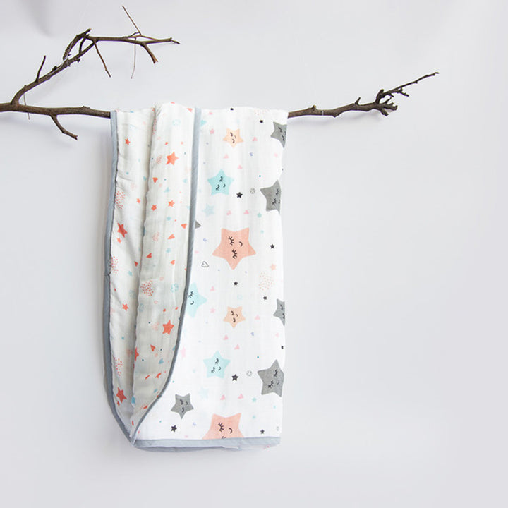 Personalized Reversible Kids Dohar/ Star Winter Blanket | 0-4 Years