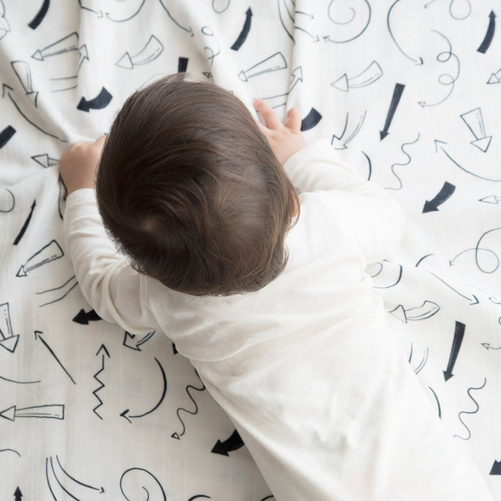 Personalized Reversible Doodle Arrows Kids Dohar | 0-4 Years