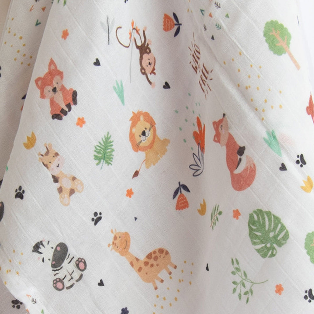 Personalized Reversible Baby Animals Kids Dohar | 0-4 Years