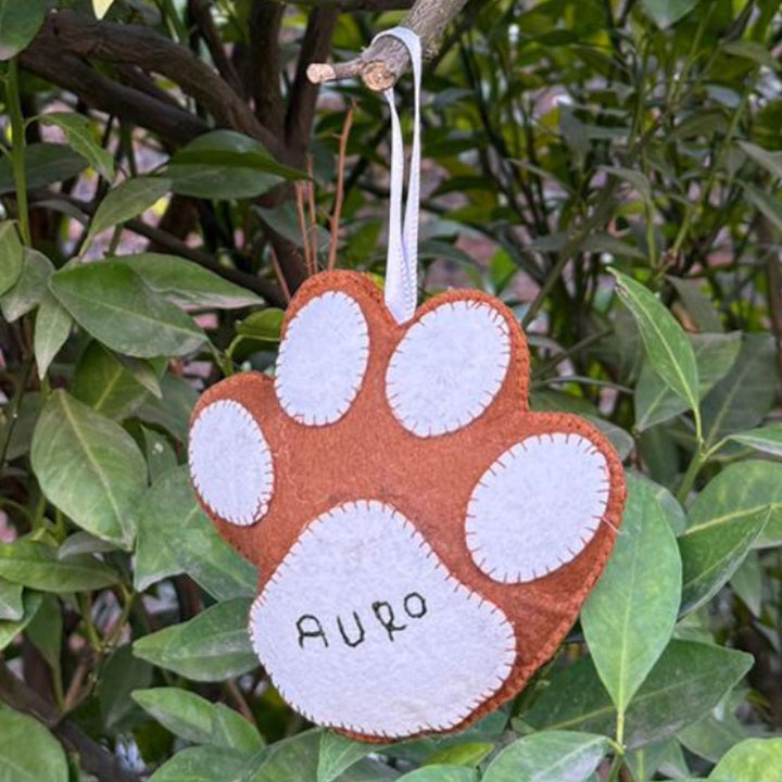 3 Pc | Personalized Felt Pet Christmas Ornament