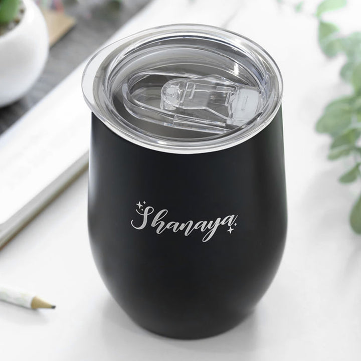 Personalized Engraved Stainless Steel Insulated Tumbler | 350 ml