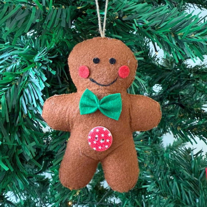 5 Pc | Colorful Felt Christmas Tree Hanging Ornaments