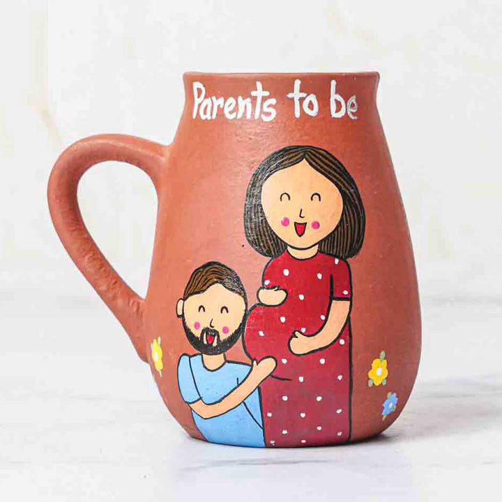 Parents To Be | Personalized Hand-painted Terracotta Mug
