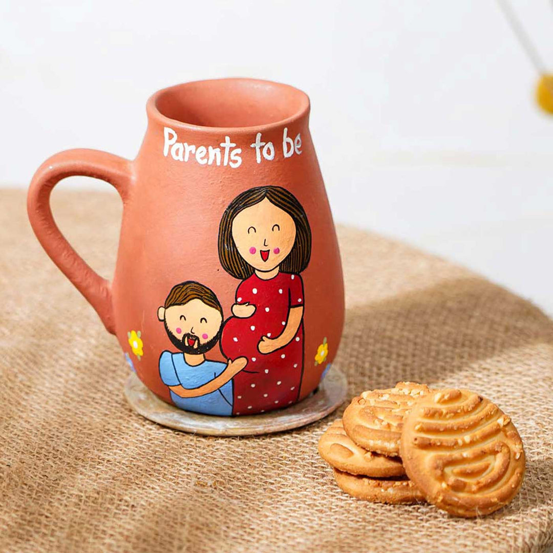 Parents To Be | Personalized Hand-painted Terracotta Mug