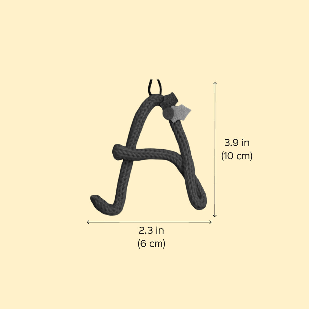 Personalized Intial Felt Christmas Ornament