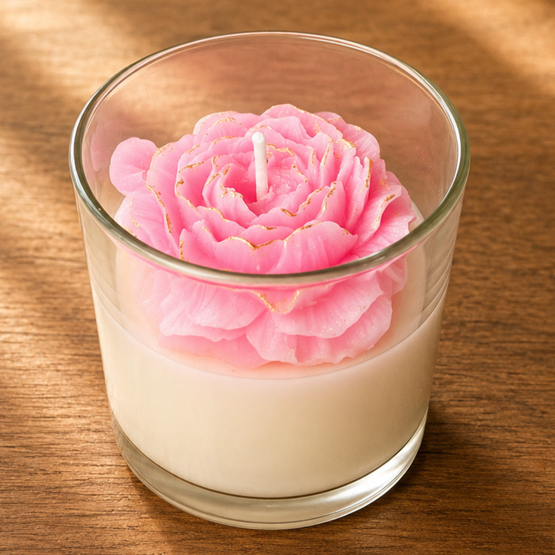 "Divine Bond" Pink Candle Bhai Mug Rakhi Hamper With Roli Chawal & Gift Box For Bhaiya Bhabhi