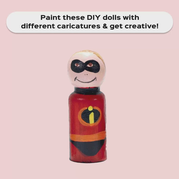 DIY Small Wooden Peg Doll Bases