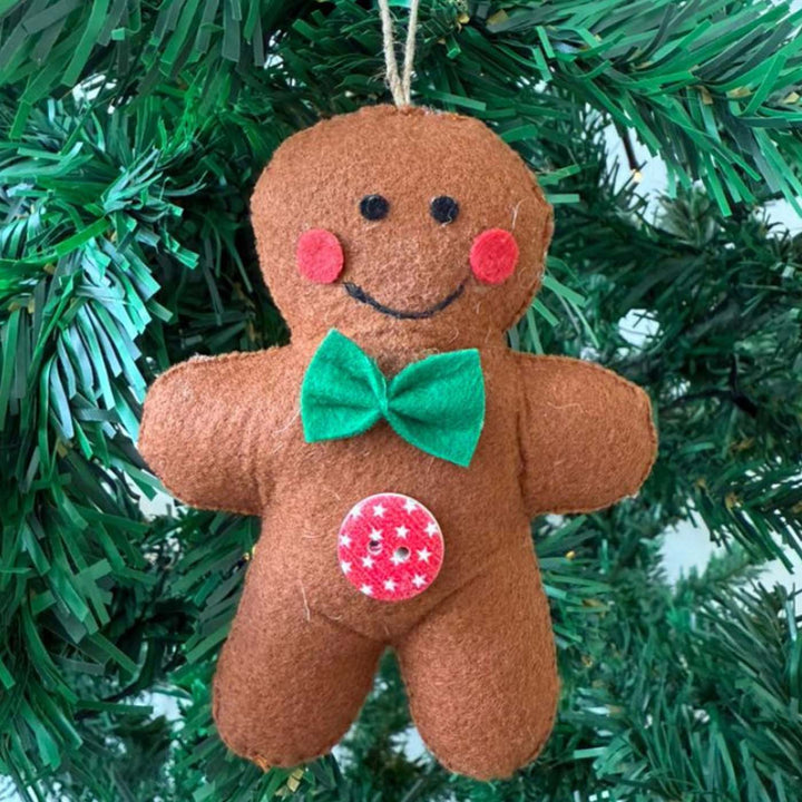 3 Pc | Felt Gingerman,Elifboy Face ,Car Withtree Hanging Ornaments