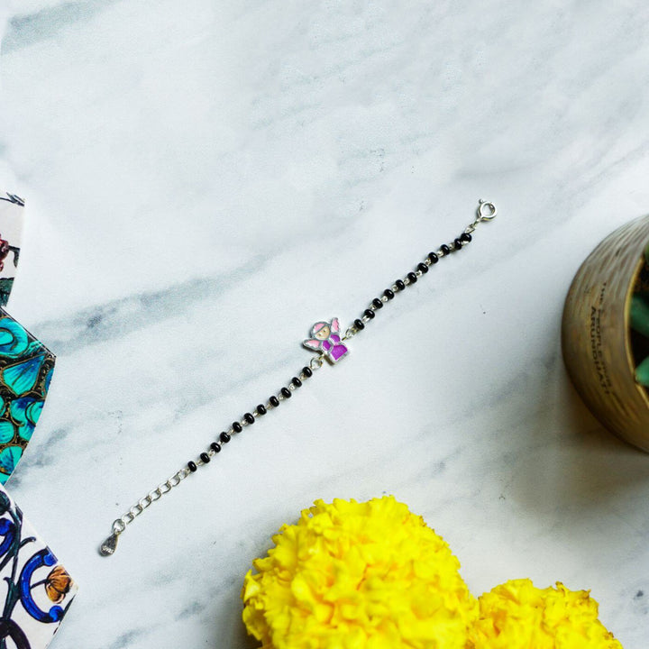 Handcrafted Nazar Battu Silver Bracelet For Kids