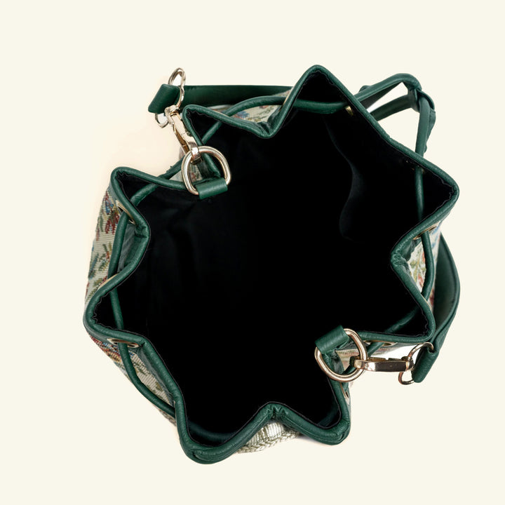 Ranibagh Jacquard Bucket Handbag