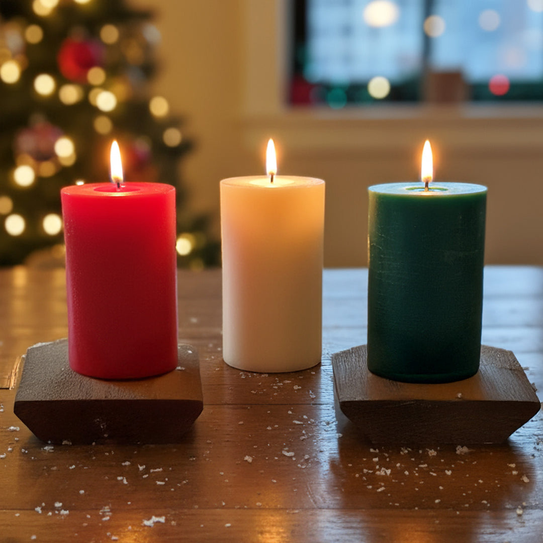 3 Pc | Handmade Noel Trio Soy Wax Scented Candles