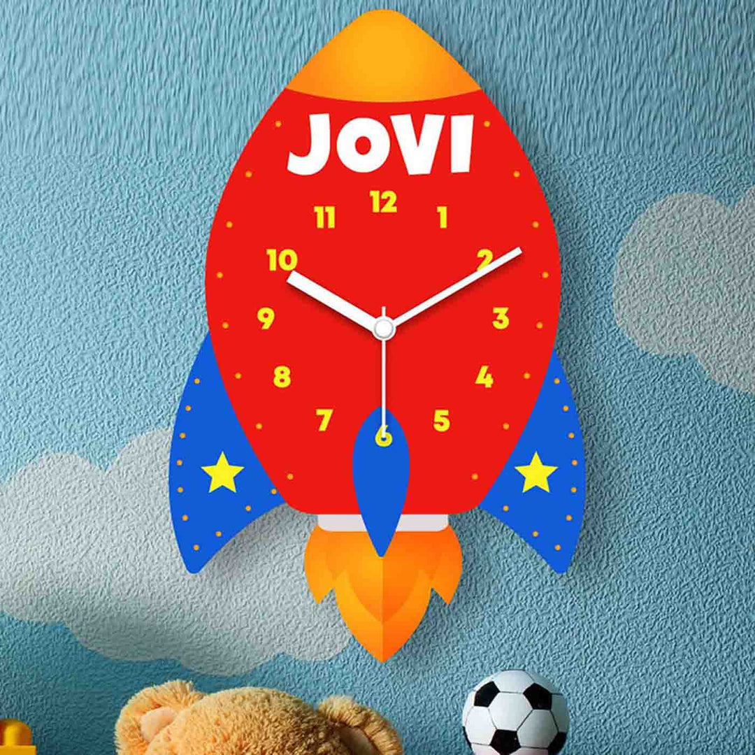 Personalised Printed Wall Clocks for Kids