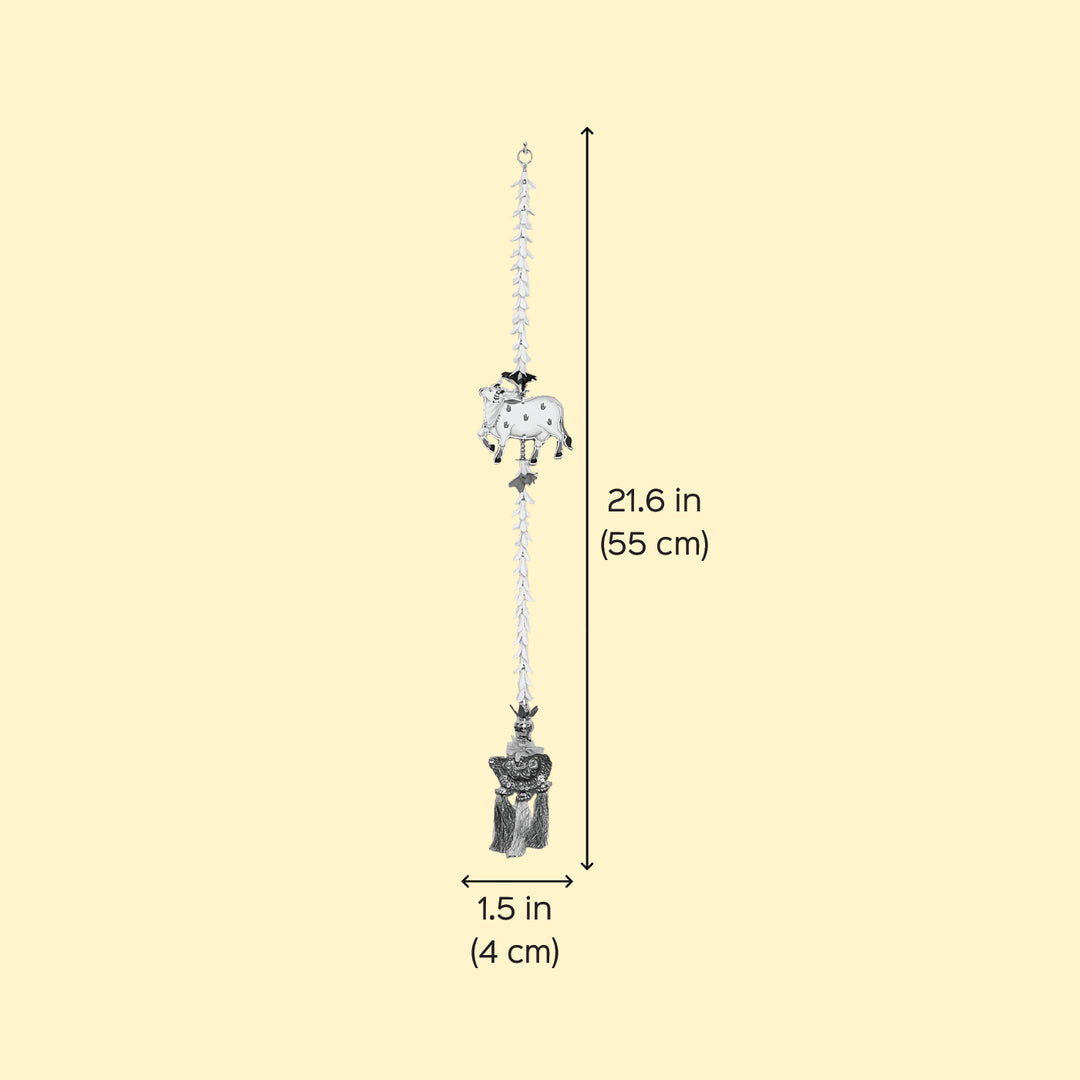 Handmade Rajnigandha Pichwai Hanging