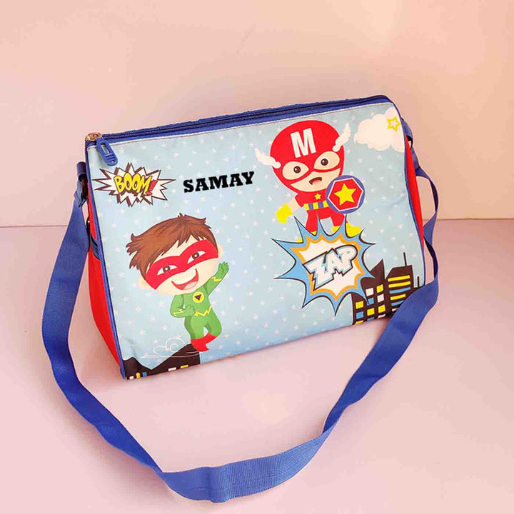 Personalised Printed Canvas Duffle Bag for Kids