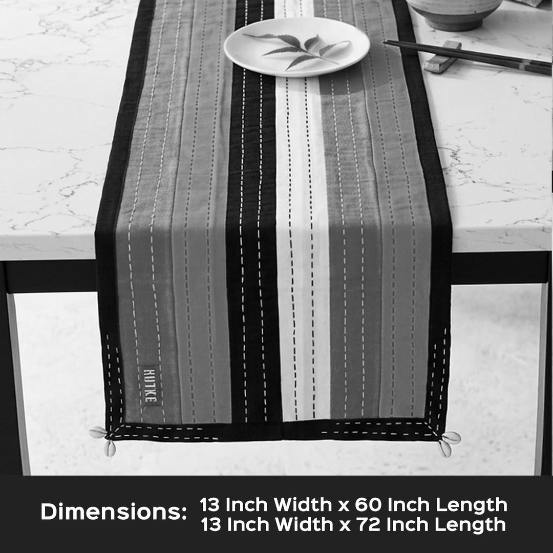 Multicolor Patchwork Kantha Table Runner