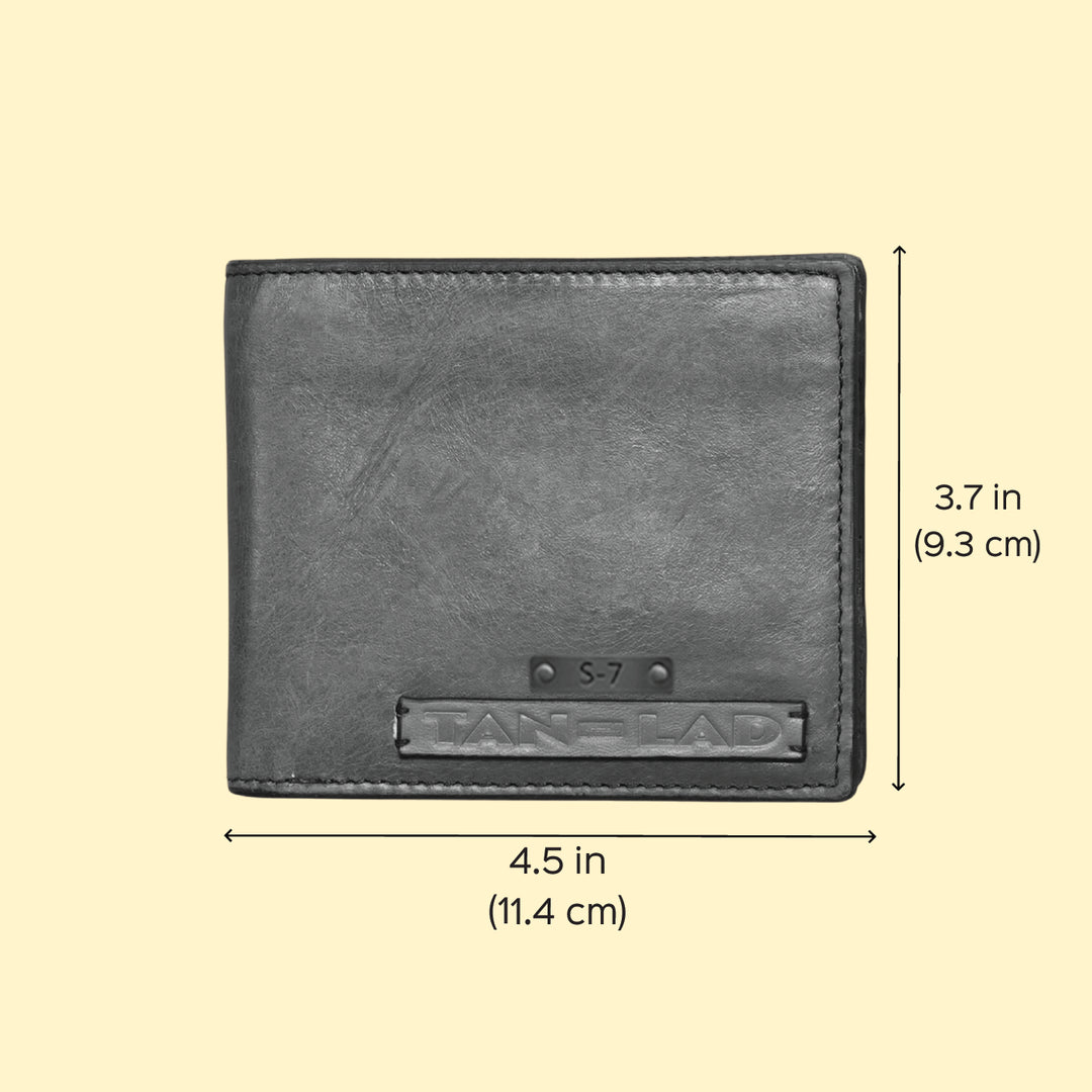 Personalized Purple Shay Leather Wallet