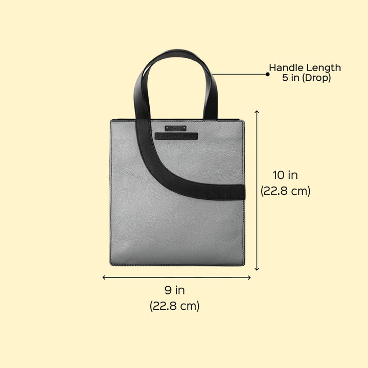 Personalized Blue Little Monica Leather Handbag