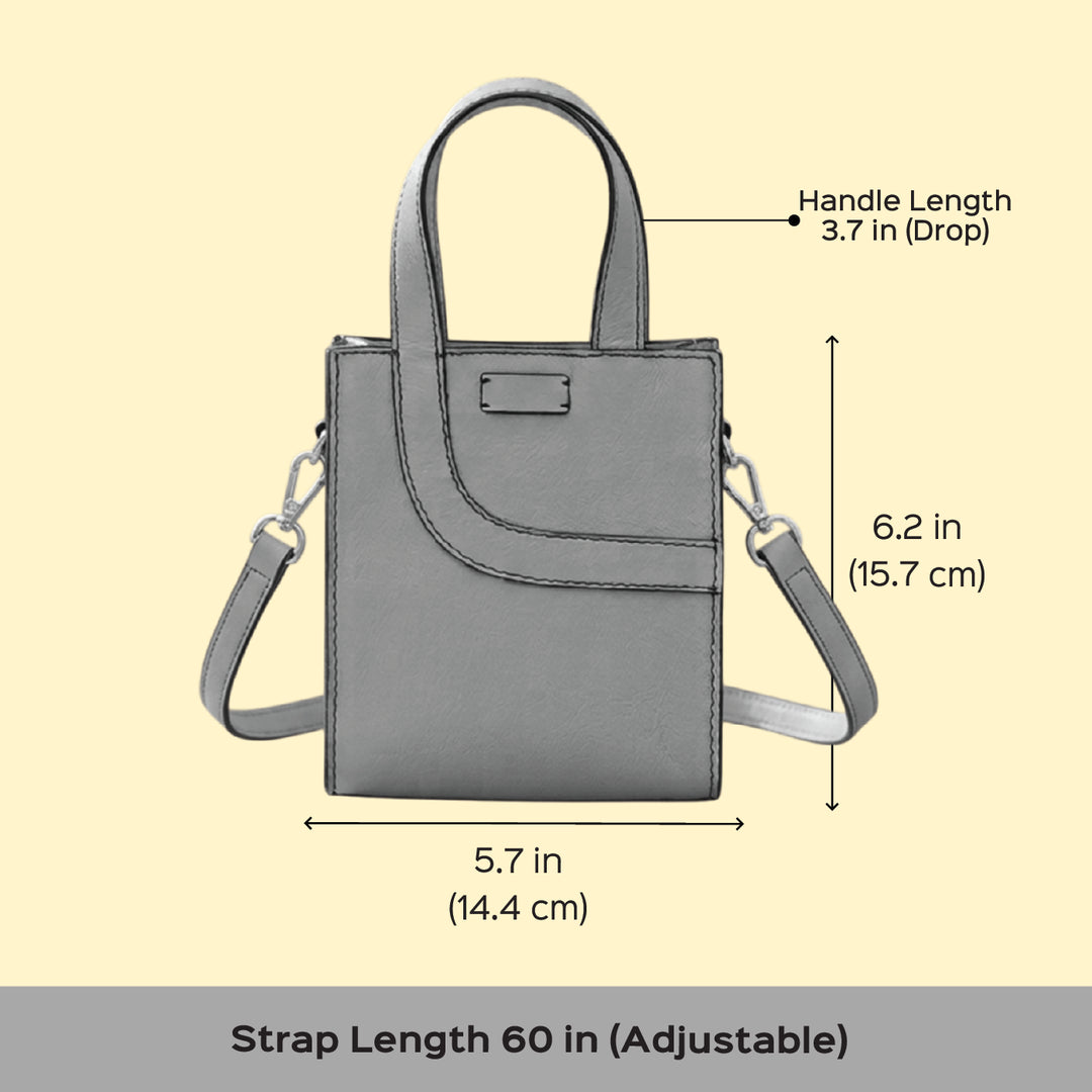 Mini Personalized Pink Monica Leather Handbag With Sling