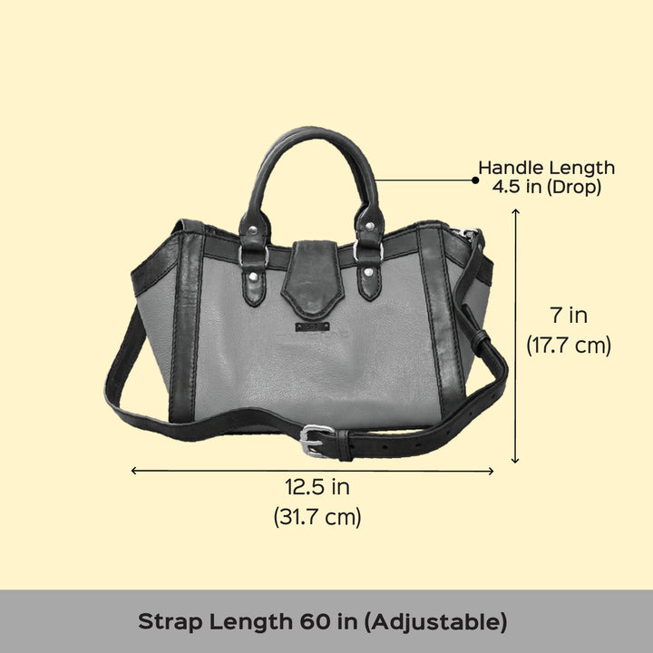 Personalized Olive Brown Serena Leather Handbag