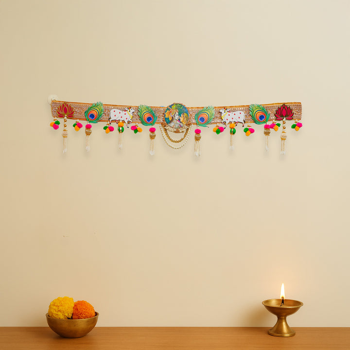 Handmade Decorative Radha Krishna & Pichwai Toran