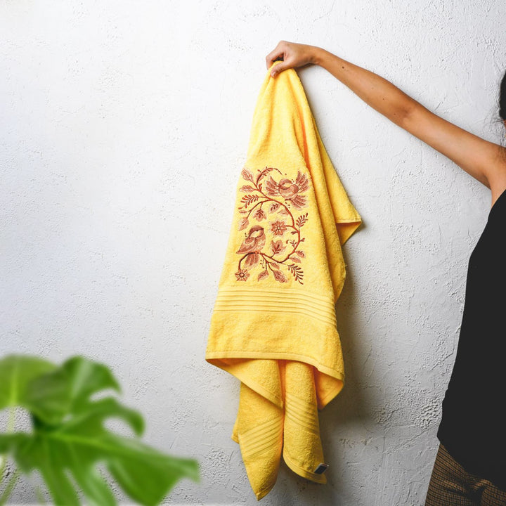 Embroidered Personalized Egyptian Cotton Couple Towel | Set of 4 - Zwende