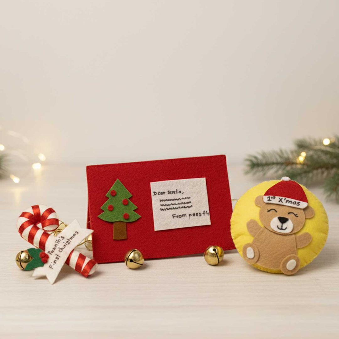 3 Pc | Personlized Kids First Celebrations Hanging Ornaments