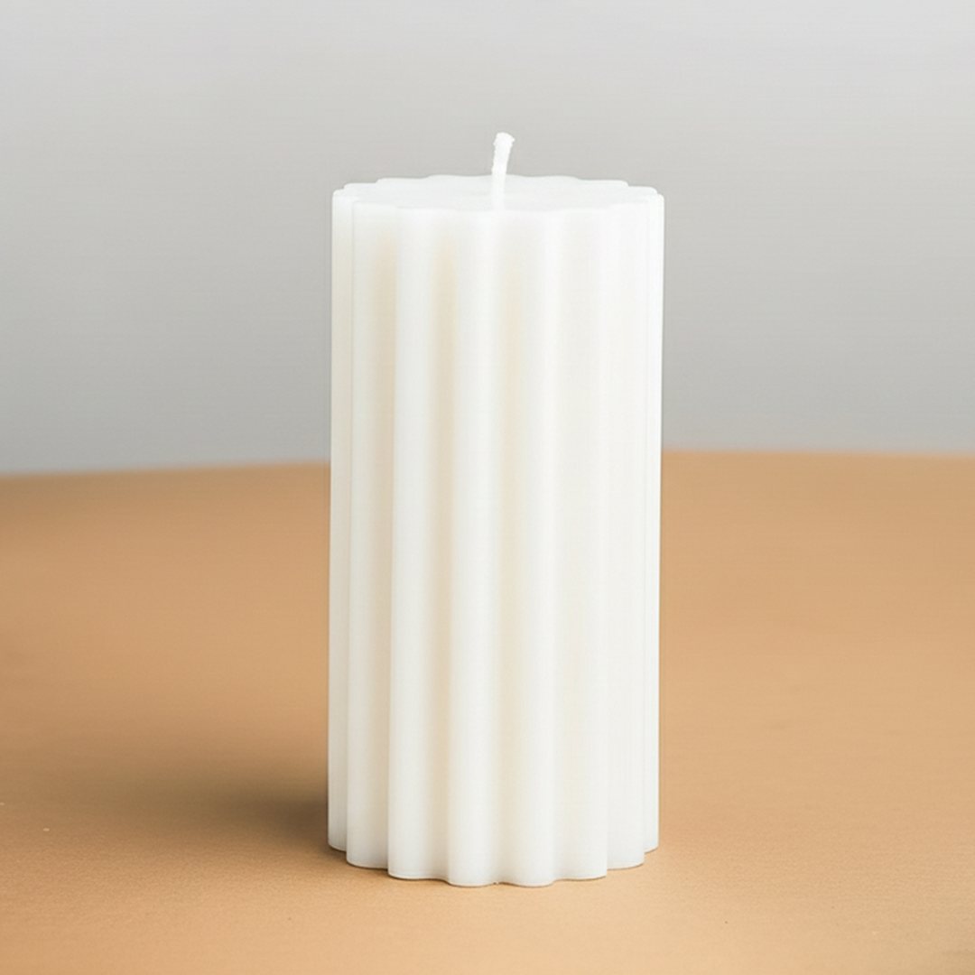 Handmade Ridge Line Candle For Christmas Decoration