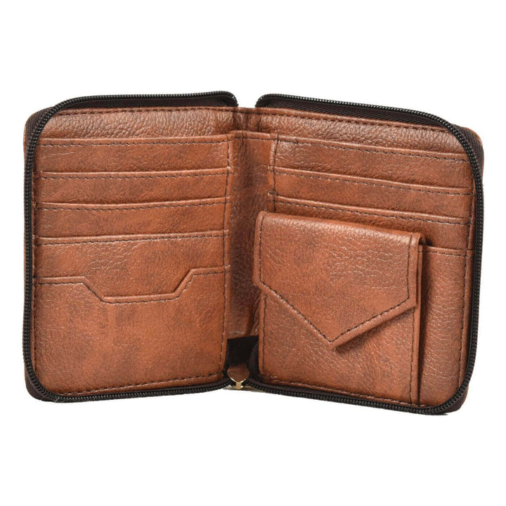 Handcrafted Faux Leather Pocketbook Wallet