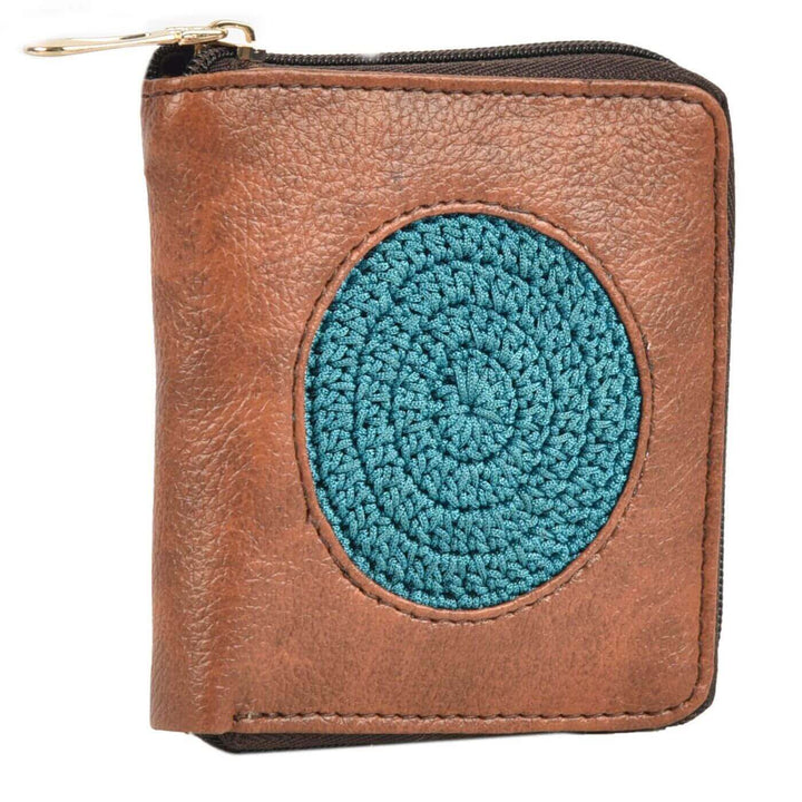 Handcrafted Faux Leather Pocketbook Wallet