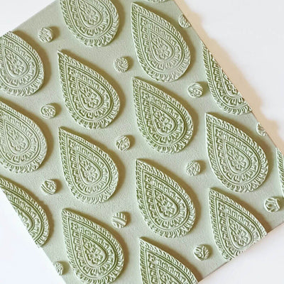Textured Clay & Canvas Wall Décor