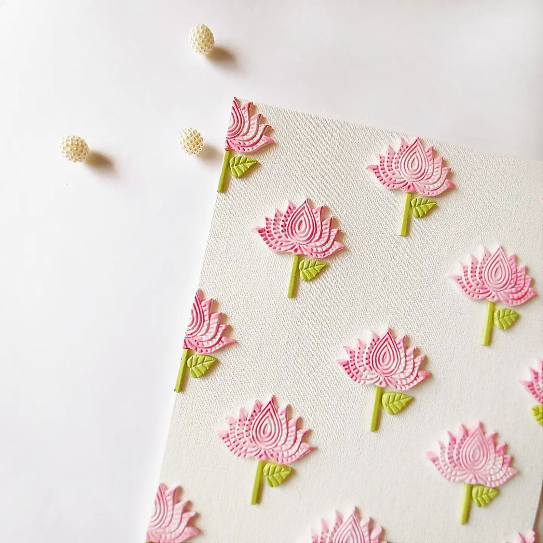 Textured Clay & Canvas Wall Décor