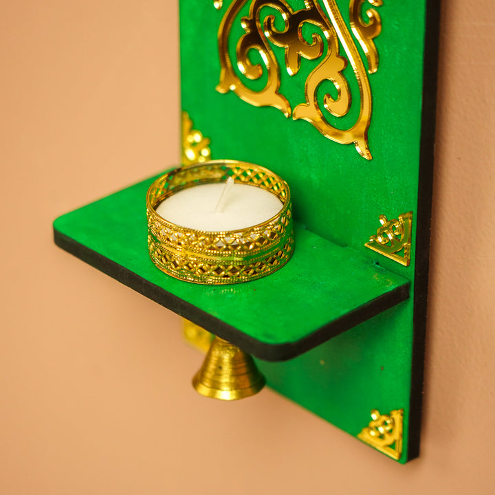 Handmade Decorative Tealight Holder With Bell | Set Of 2