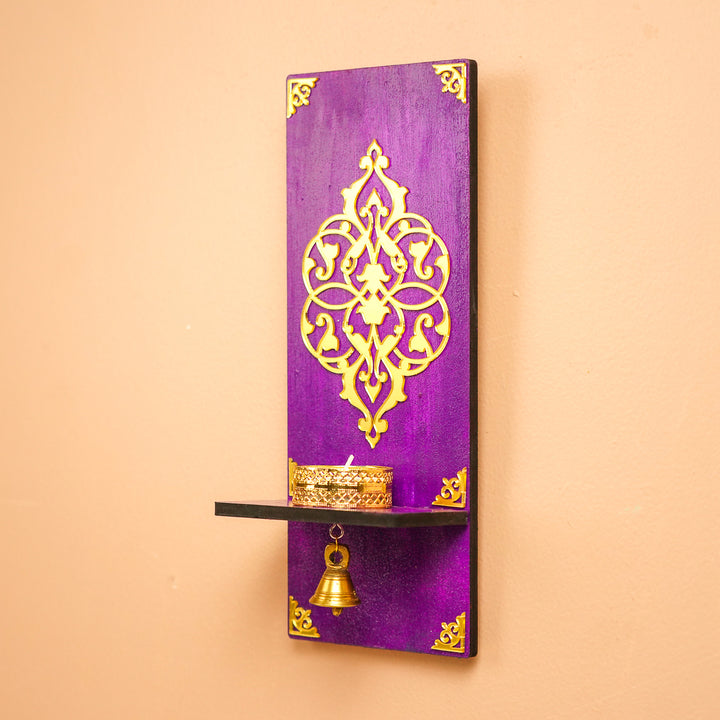 Handmade Decorative Tealight Holder With Bell | Set Of 2
