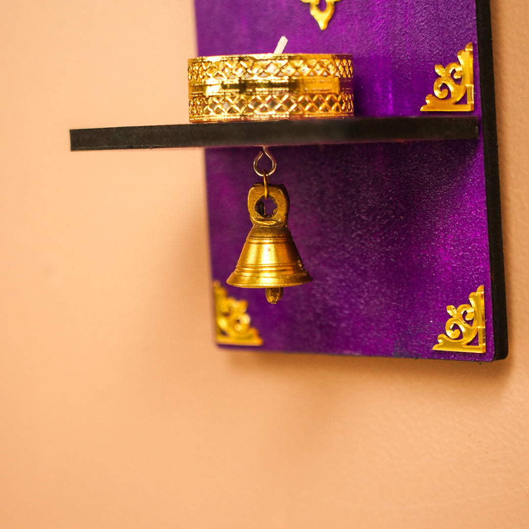 Handmade Decorative Tealight Holder With Bell | Set Of 2