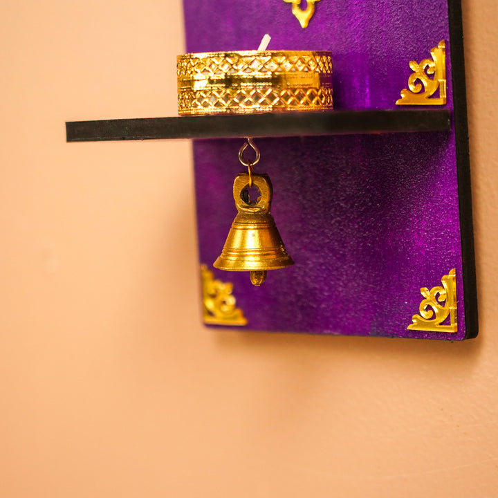 Handmade Decorative Tealight Holder With Bell | Set Of 2