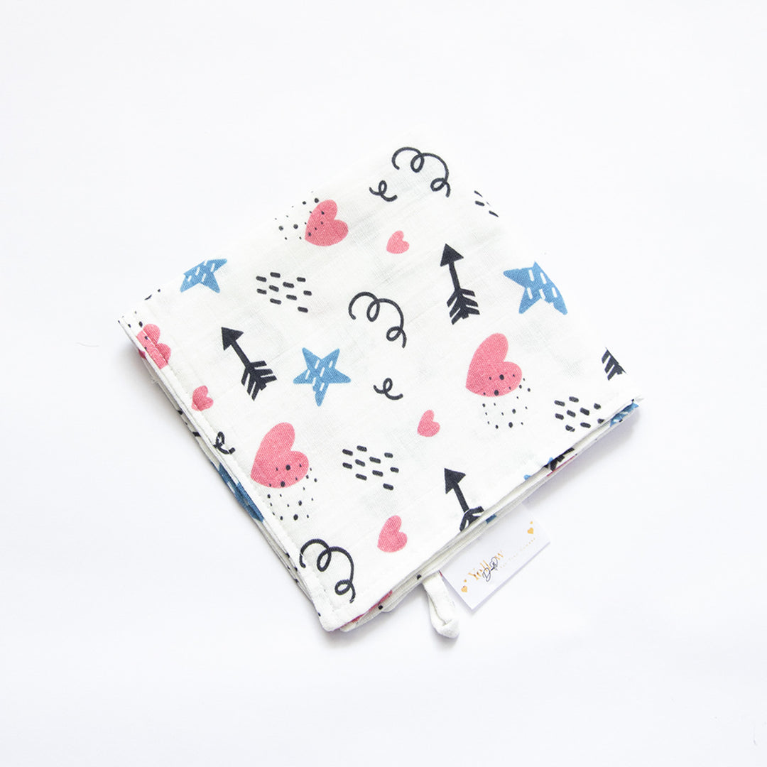6 Pc | Personalized Doodle Arrows Baby Gift Basket | 0-4 Years
