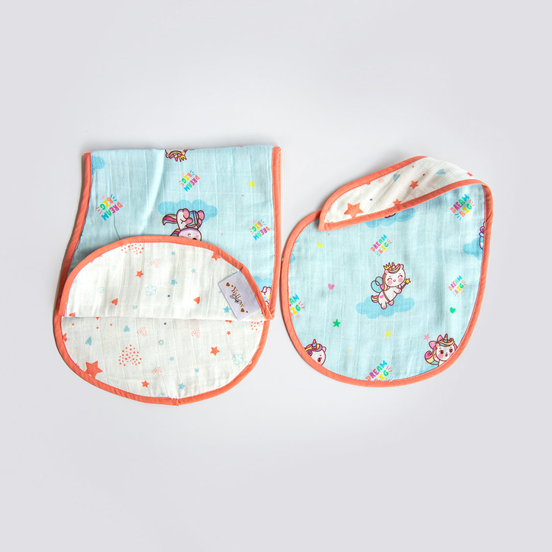 6 Pc | Personalized Unicorn Dreams Baby Gift Basket | 0-4 Years