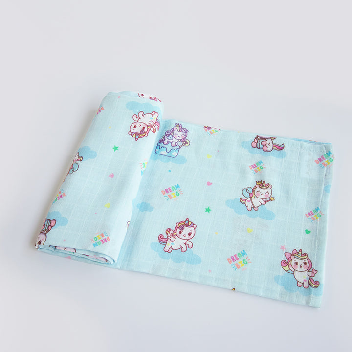 6 Pc | Personalized Unicorn Dreams Baby Gift Basket | 0-4 Years