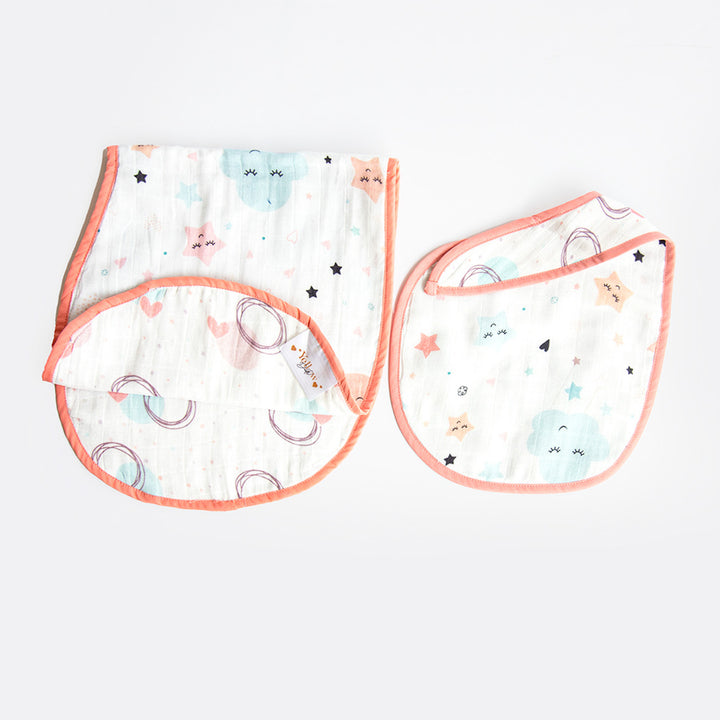 8 Pc | Personalized Space Theme Baby Gift Basket | 0-4 Years