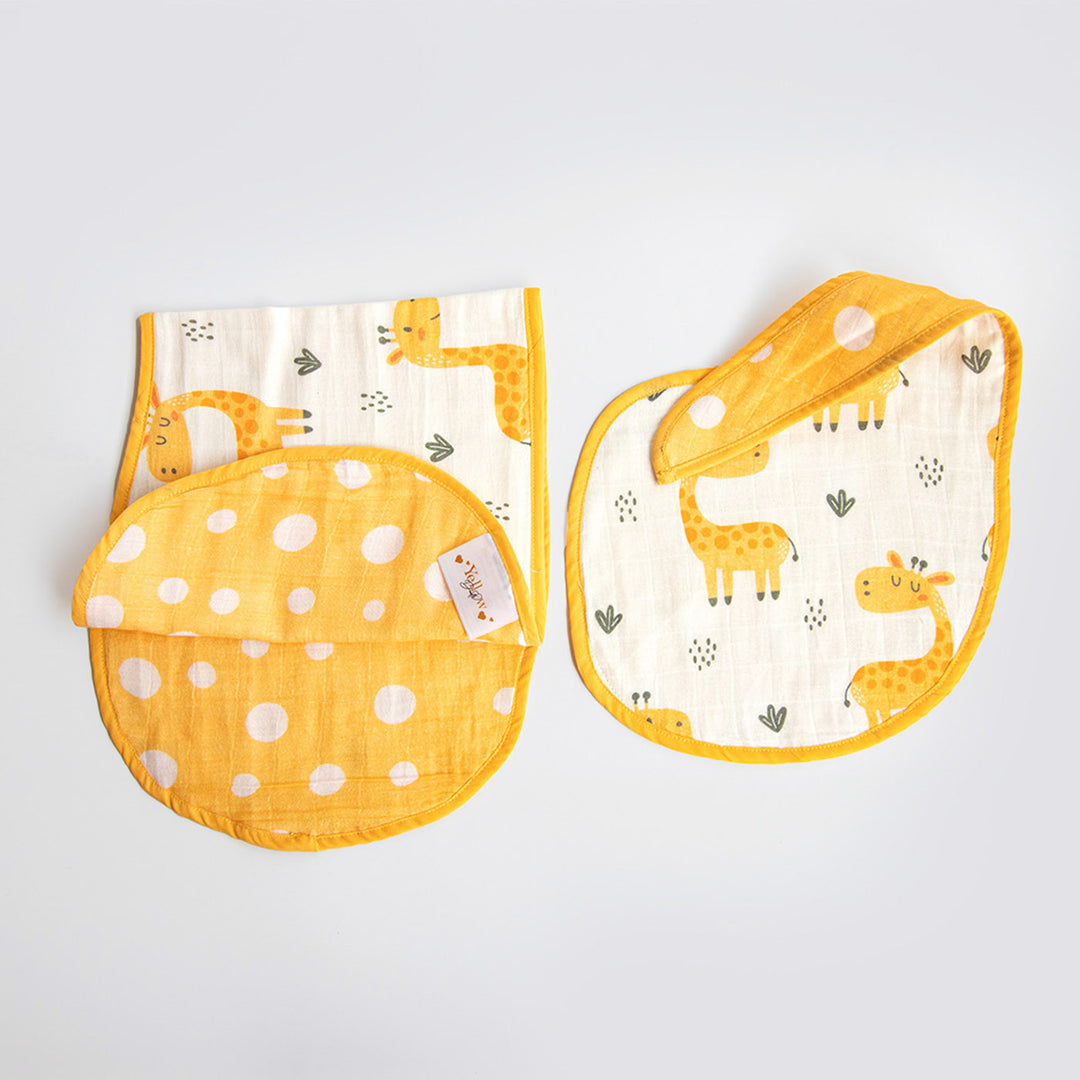 8 Pc | Personalized Baby Giraffe Infant Gift Basket | 0-4 Years