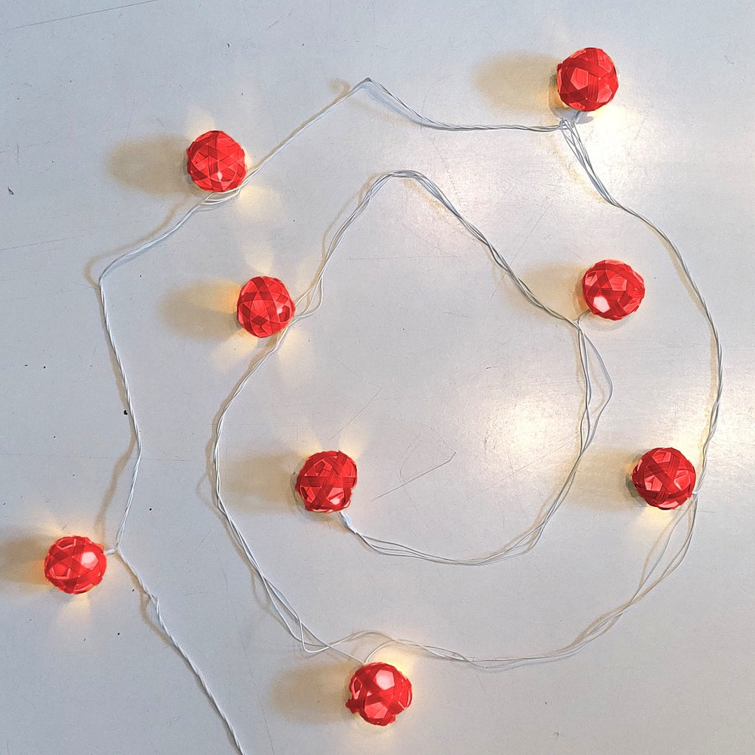 Star Full Moon Eco-Friendly Handmade Woven Bamboo LED Fairy Light