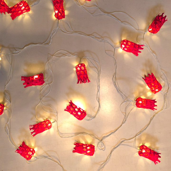 Bell Shaped Eco-Friendly Handmade Woven Bamboo LED Fairy Light