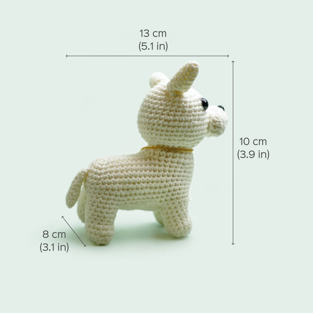 Customised Knitting and Crochet Dog