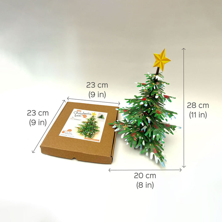 2-in-1 Christmas Tree DIY Paper Craft Kit